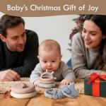 Moonkie Soft Stacking Teething Rings for Babies