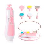Electric Baby Nail Trimmer with Light - Pink