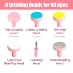 Electric Baby Nail Trimmer with Light - Pink