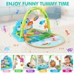 Dinosaur Baby Gym Play Mat with Music