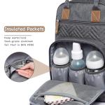 Unisex Waterproof Baby Diaper Backpack with Accessories