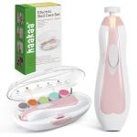 Electric Baby Nail Trimmer with LED Light, Pink
