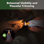 Electric Baby Nail Trimmer with LED Light, Pink