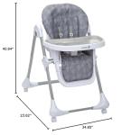 Safety 1ˢᵗ 3-in-1 Grow and Go High Chair, Monolith