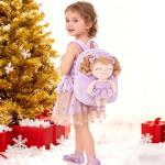 Gloveleya Ballerina Plush Toddler Backpack - 9 inches