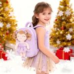 Gloveleya Ballerina Plush Toddler Backpack - 9 inches