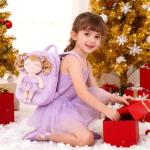 Gloveleya Ballerina Plush Toddler Backpack - 9 inches
