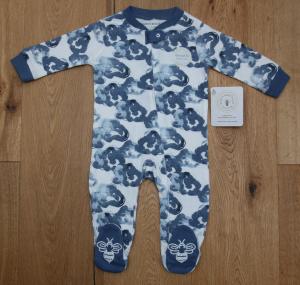 Burt's Bees Baby Organic Cotton Zip PJs