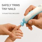 Baby-Nagelknipser Sicherer elektrischer Baby-Nagelschneider, Baby-Nagelfeile-Kit