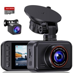 E-YEEGER 2.5K Dual Dash Cam with Night Vision