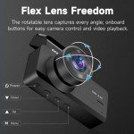 Dual Dash Cam: 2.5K Front & 1080P Rear