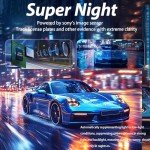 4K Mirror Dash Cam with Rear View & GPS