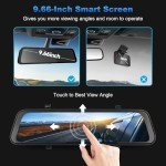 1080P HD Dual Camera Dash Cam with Wi-Fi