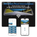 1080P HD Dual Camera Dash Cam with Wi-Fi