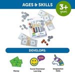 Learning Resources Pretend Play Money - 150 Pieces, Ages 3+ Play Money for Kids, Pretend Money for Kids, Play Money Set, Money and Banking Play Toys, Toddler Learning Toys, for Kids