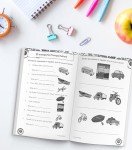 Carson Dellosa Skill Builders K-5 Spanish Workbook, Alphabet, Vocabulary, Sight Words, Numbers, and More, Kindergarten to 5th Grade Classroom or Homeschool Curriculum