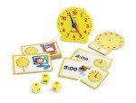 Learning Resources Time Activity Set - 41 Pieces, Ages 5+,Clock for Teaching Time, Telling Time, Homeschool Supplies, Montessori Clock