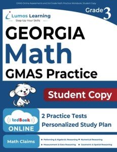 GMAS Online Assessments and 3rd Grade Math Practice Workbook, Student Copy: GMAS Study Guide