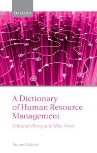 A Dictionary of Human Resource Management