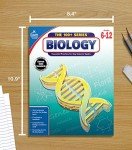 Carson Dellosa The 100 Series: Biology Workbook—Grades 6-12 Science, Matter, Atoms, Cells, Genetics, Elements, Bonds, Classroom or Homeschool Curriculum (128 pgs) (Volume 3)