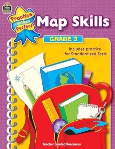 Map Skills, Grade 3 (Practice Makes Perfect Series)