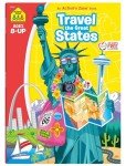School Zone Travel the Great States Workbook: 64 Pages, 3rd Grade, Geography, Map-Reading, United States, Ages 8+ (Activity Zone Book Series)