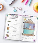 Carson Dellosa Skill Builders K-5 French Workbook, Alphabet, Vocabulary, Numbers, Geography, and More, Kindergarten to 5th Grade Classroom or Homeschool Curriculum