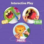 Skillmatics Scissor Skills Activity Book - Snip, Snip, Art & Craft Kit for Kids, 2 Child-Safe Scissors, 25 Fun Activities, TikTok Viral Sensation, Gifts for Girls & Boys Ages 3, 4, 5, 6, 7