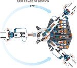 Teach Tech “Hydrobot Arm Kit”, Hydraulic Kit, STEM Building Toy for Kids 12+