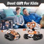 Kyanio STEM Robotics Kits for Kids Ages 8-12 8-14 Year Old, 3 in 1 Remote/APP Control & Programming Robot Building Set, Toy Coding Science Projects, Birthday Gift Ideas for 8 9 10 11 12+ Boys