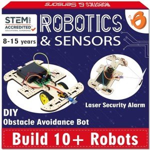 Butterfly Edufields 10in1 STEM Robotics Kit for Kids 8-12-14, Robot Kit for 8-10, Electronics for Kids 8-12, Engineering Kits for Kids Age 8-12, Science Kits for Kids Age 12-14, Circuit Board for Kids