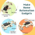 Butterfly Edufields 10in1 STEM Robotics Kit for Kids 8-12-14, Robot Kit for 8-10, Electronics for Kids 8-12, Engineering Kits for Kids Age 8-12, Science Kits for Kids Age 12-14, Circuit Board for Kids