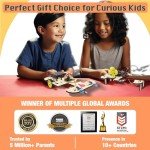 Butterfly Edufields 10in1 STEM Robotics Kit for Kids 8-12-14, Robot Kit for 8-10, Electronics for Kids 8-12, Engineering Kits for Kids Age 8-12, Science Kits for Kids Age 12-14, Circuit Board for Kids