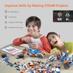 Apitor STEM Robotics Kits, Educational Toy Science Kits with Storage Box, App RC Toys Coding Robots for Kids 8 9 10 11 12 Years Old