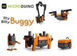 Microduino Itty Bitty Buggy DIY 5-in-1 Programmable Robot STEM Education Toy for Boys and Girls Age 8+ Learn Coding, Robotics and Electronics
