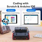 Makeblock mBot Mega Robot Kit with Wireless Bluetooth Remote Controller, Operate The Coding/Programming Metal Robot Car with Arduino IDE, Robotics