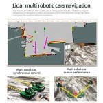 Yahboom Raspberry Pi 4B AI Robot ROS Tank Kit Transbot with Somatosensory Depth Camera 3D Scanner ROS Robotics Coding 2D 3D Mapping Navigation Electronics Building Kit for Adult
