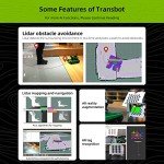 Yahboom Raspberry Pi 4B AI Robot ROS Tank Kit Transbot with Somatosensory Depth Camera 3D Scanner ROS Robotics Coding 2D 3D Mapping Navigation Electronics Building Kit for Adult