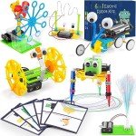 Build a Robot Kit for Kids 8-12, STEM Robotics Building Kits Electronic Robotic Projects Science Experiments, STEAM Toys for Boys Girls Engineering Activities DIY Coding Robots 6 7 8 + Year Old