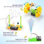 Build a Robot Kit for Kids 8-12, STEM Robotics Building Kits Electronic Robotic Projects Science Experiments, STEAM Toys for Boys Girls Engineering Activities DIY Coding Robots 6 7 8 + Year Old