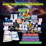 YOPINSAND 260 Experiments Science Kits for Kids, S.T.E.M Kit Magic Chemistry Physics Set, Boys Girls Toys Gifts Ideas Birthday Christmas, Volcano, Gemstone, Earth, Science Projects