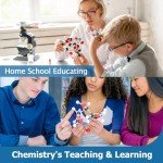 YCHOULEK Molecular Model Kit, 444 Pcs Organic Molecular Chemistry Set, Atom Element Model Kit for Lessons in Chemistry, Molecular Structures Building kit, Ochem Science Gift for Teachers and Students