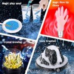 YOPINSAND 260 Experiments Science Kits for Kids, S.T.E.M Kit Magic Chemistry Physics Set, Boys Girls Toys Gifts Ideas Birthday Christmas, Volcano, Gemstone, Earth, Science Projects