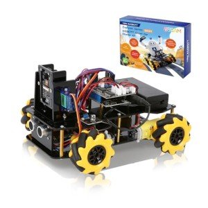 ACEBOTT Smart Robot Camera Car Kit, 4WD Remote Control Car Compatible with Arduino IDE, Electronic Programming Project/STEM Education/Science Coding Kit for 12+ Teens & Adults Unique Gifts