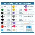 Organic Chemistry Model Kit (307 PCS) – Armyte Chemistry Molecular Model for Teacher Student and Young People Academic Chemistry Education, Pack with Atoms, Bonds, Electron Orbital (Colorful)
