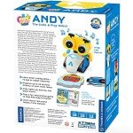 Thames & Kosmos Andy: The Code & Play Robot | Screen-Free Coding & Robotics Kit for Ages 4+ | Pre-Built Robot w/Intuitive Buttons for Preschoolers to Start Programming! | No Smart Device Required