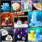 PATIFEED 150 Experiments Science Kit for Kids, Chemistry Set, Scientific Christmas Birthday Toys Gifts Ideas for Boys Girls, Break Geodes, Volcano,S.T.E.M Learning Projects