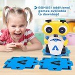 Thames & Kosmos Andy: The Code & Play Robot | Screen-Free Coding & Robotics Kit for Ages 4+ | Pre-Built Robot w/Intuitive Buttons for Preschoolers to Start Programming! | No Smart Device Required