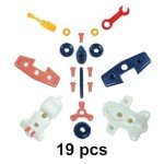 The Assembler Take Apart Assembly Toys, STEM Construction Tool Toys with Drill Wrench Screws, Toddler Mechanic Battery Free, Airplane Toy for Toddler 2-6 (Aircraft)