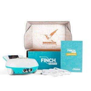 BirdBrain Finch Robot 2.0 with Microbit - STEM Coding Robot Toy for Kids & Adults - Learn Python & 8 Coding Languages - Programmable Robotics Kit - Remote Control & App Controlled | Ages 5-16